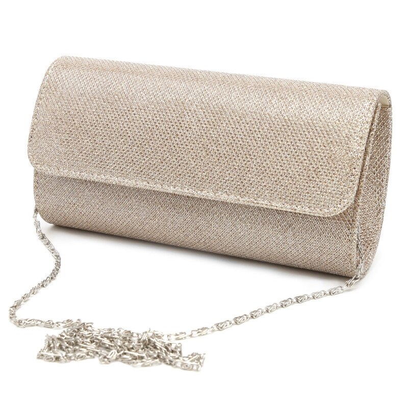 Thinkthendo populære kvinders aften skulder taske bridal clutch fest prom bryllup kuvert håndtaske: Champagne
