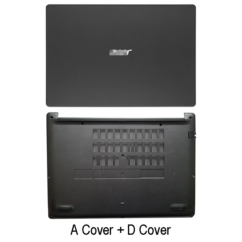 Coque arrière pour ordinateur portable Acer Aspire A514-52, A514-52G, A514-53, coque avant/inférieure, noire, A, B, D