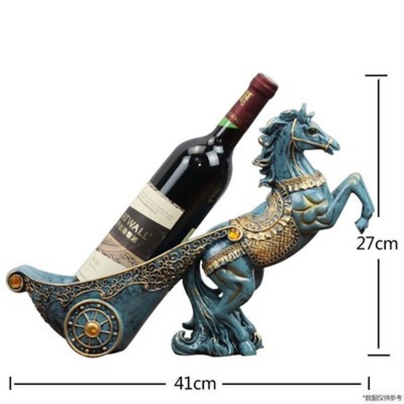 Bleu doré Cygne Vin Porte-Bouteille Champagne Cocktail Support D'étagère De Barre de Stockage De Bière Potable Ornement Artisanat Accessoires: style 3