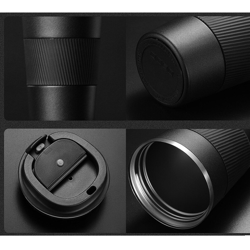 Thermos Coffee Mug Cup 304 Stainless Steel Insulated Tumbler Vacuum Thermos Cup Travel Cup for Cold Ice Drinks
