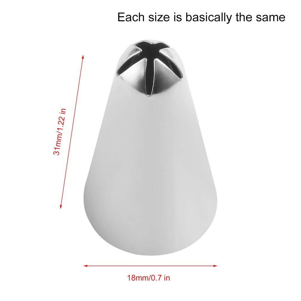 24pcs Stainless Steel Cake Decorating Icing Pastry Piping Nozzles Tips Set Decorating Pen Cake Tools