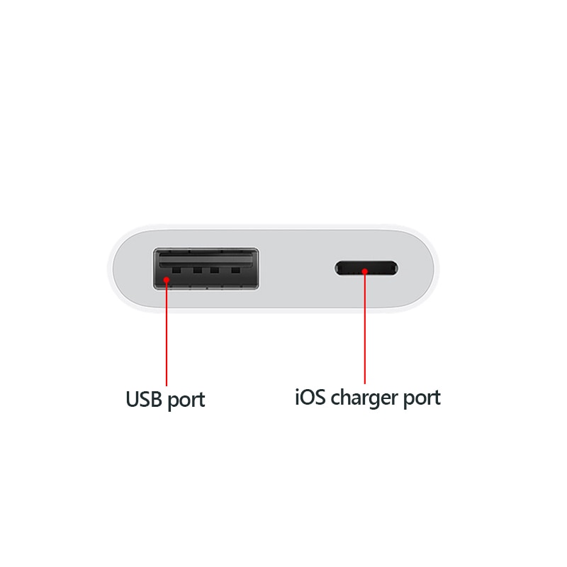 OTG USB Naar Camera Adapter voor bliksem ios 13 Piano MIDI keyboard connector met poort opladen voor iphone iPad