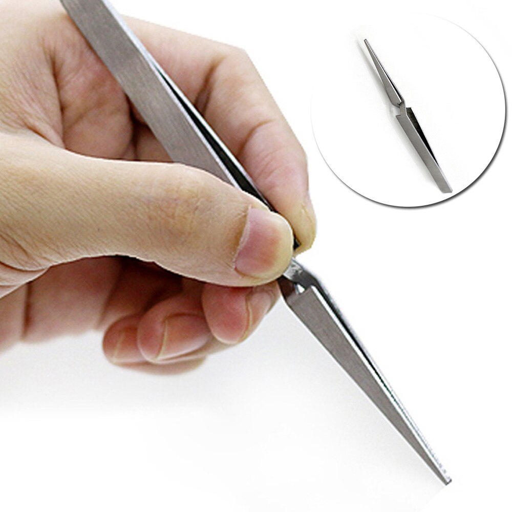 Cross Actie Pincet Rvs Omgekeerde Pincet Cross Actie Pincet Juwelier Hobby Craft Model