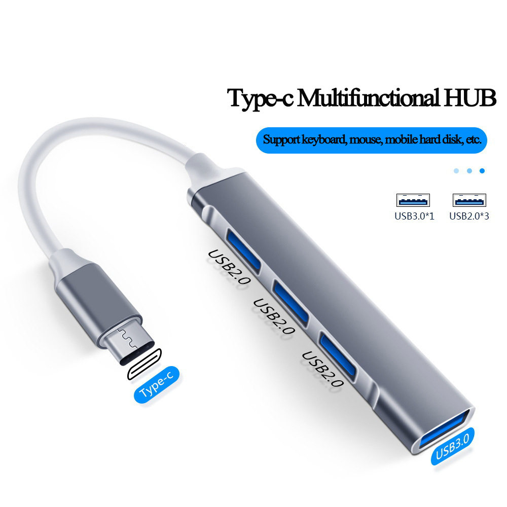 USB C HUB 3.0 typ C 3.1 3/4 Port Multi Splitter Adapter OTG USB dla Macbook Pro 13 15 Air Mi Pro HUAWEI PC akcesoria