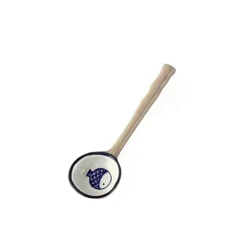 Long Handle Teaspoon Eating Tool Japanese Style Kicthen Cooking Utensil Scoop Dinnerware Tableware Soup Spoons: I