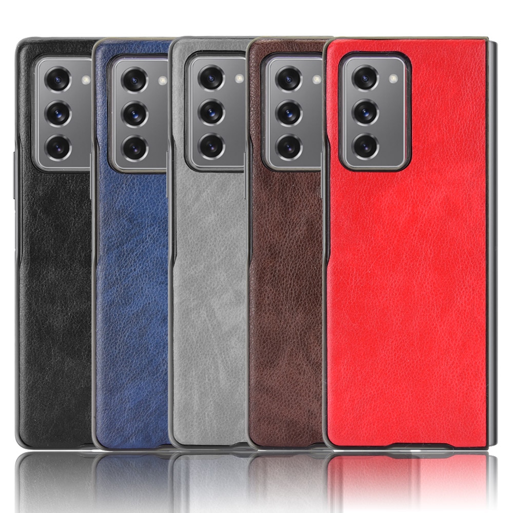 For Samsung Galaxy Z Fold2 5G Case Leather Cases For Samsung Galaxy Z Fold 2 5G Phone Fitted Back Case