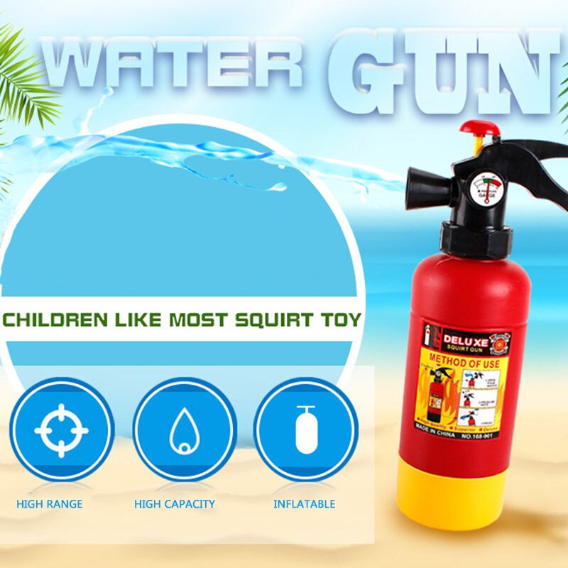 Extinguisher Toy Water Simulation Intelligence Plastic Red Cool Novelty Interesting Water Toy