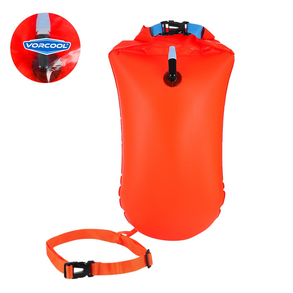 1Pc Veiligheid Open Water Float Ultralight Anker Boei Zwemmen Tas Voor Surfers Snorkelers