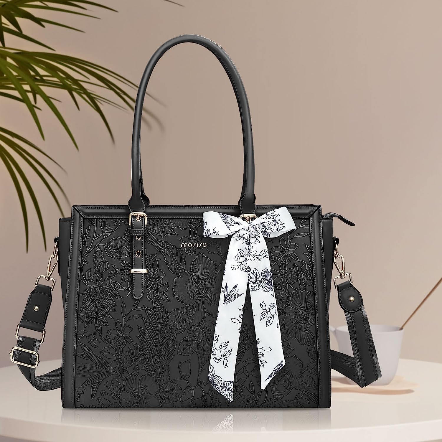 Laptop Tas Voor Vrouwen Luxe Pu Lederen Draagtas Voor 15.6 16 17.3 Inch Macbook Asus Hp Dell Notebook Schouder Messenger Handtas