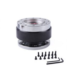 Auto Hub Adapter Boss kit Black Car Snap Off Steering Wheel Universal