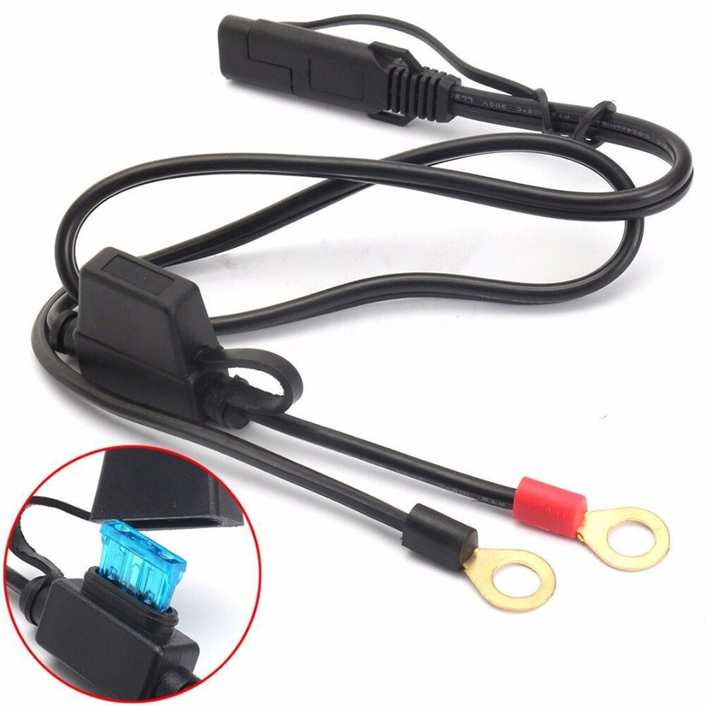 12V Motorcycle Battery Charging Cable Motorcycle Charger Cable Motorcycle Supplies