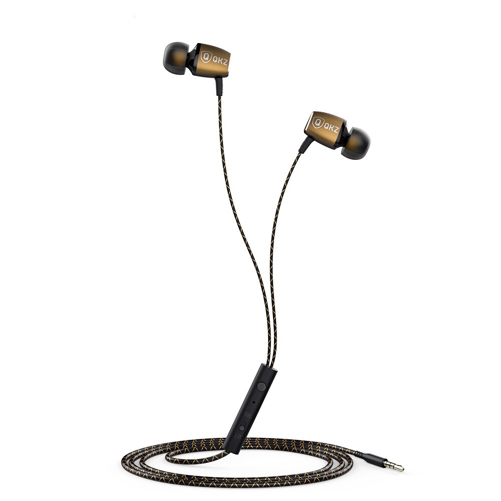 Magnetic Adsorption Earphone QKZ X36M In-ear Wire-controlled Headset Low Music Headphone with Microphone for Calls: Default Title