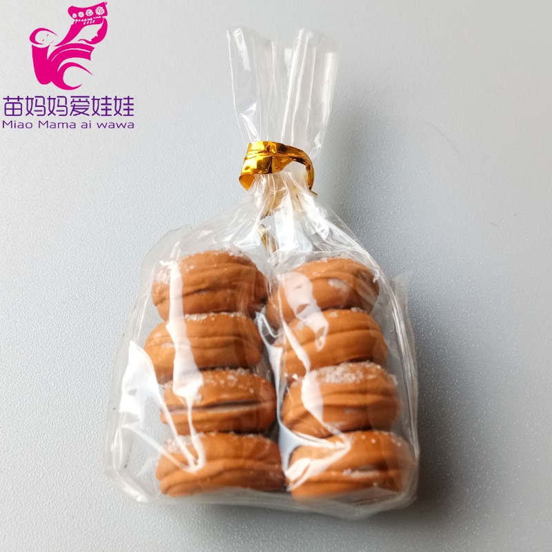 Dukkehus donuts gør-det-selv tilbehør dessert vitrine 1/6 bjd  ob11 blythe dukke foof model tilbehør