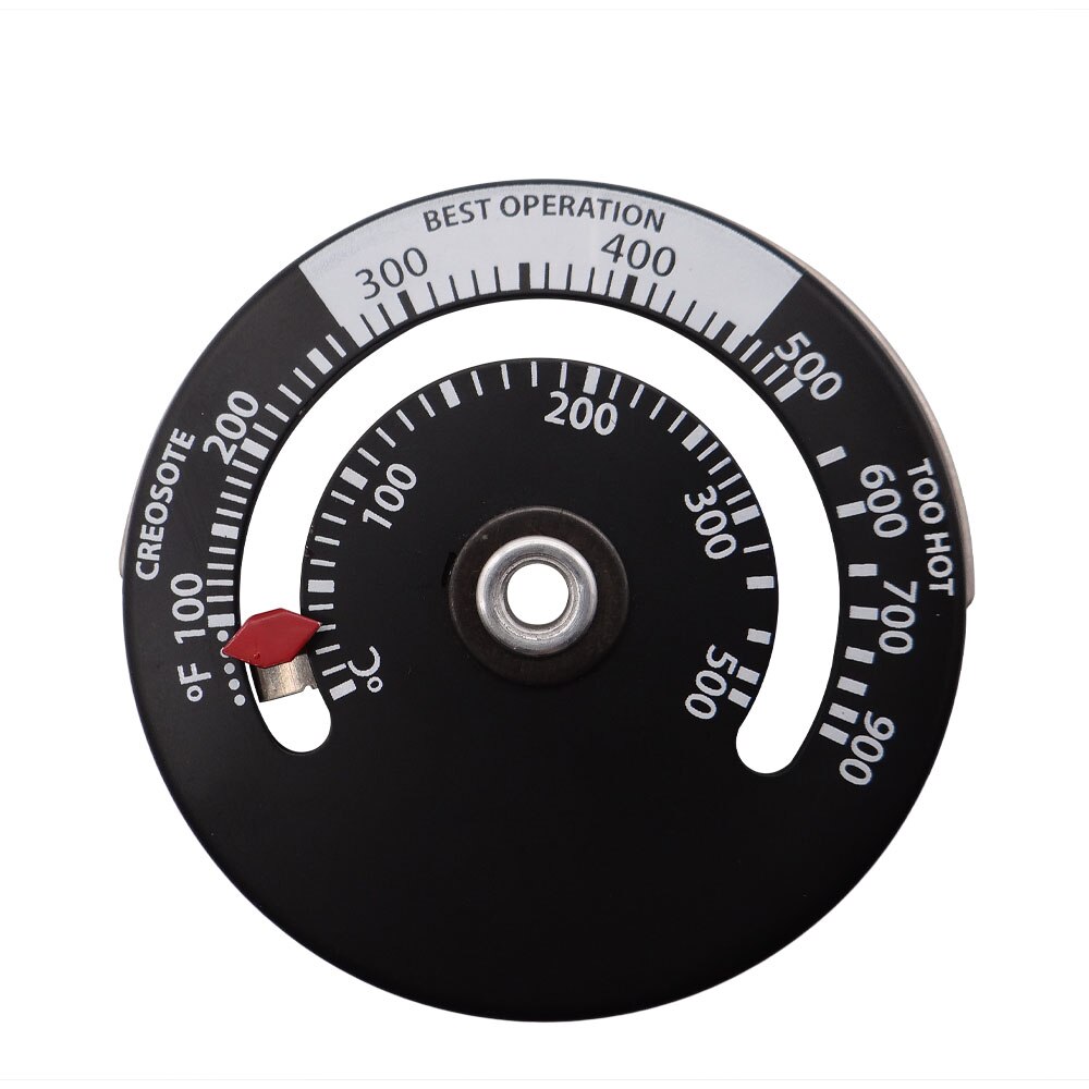 Wood Burning Stove High Temperature Fireplace Controller Chimney Mechanic Thermometer Safe Flue Temperature Monitor Combustion