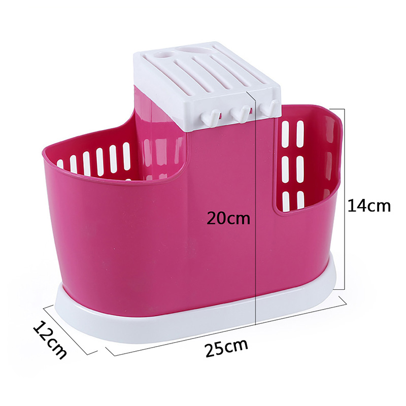 1 Pcs Multifunction Plastic Shelving Dish Chopsticks Cutlery Storage Rack Drain Holder Strainer Stand Kitchen Tools: A