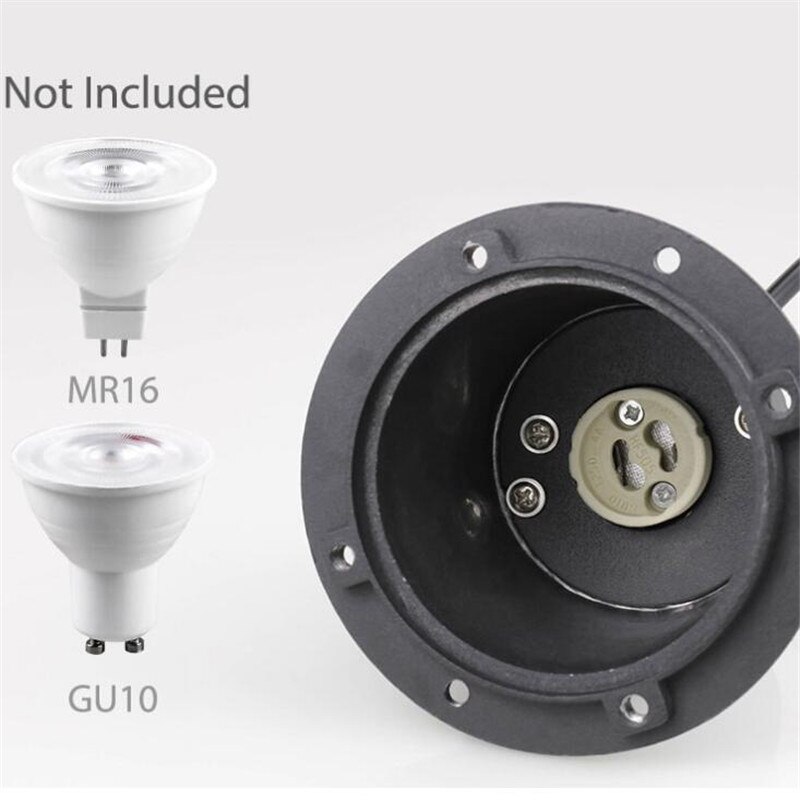 Maanalainen valo 12v 85-265v led haudatut valot  ip67 gu10 mr16 lamppu terassi portaat terassi puutarha polku maanalainen valaistus ulkona