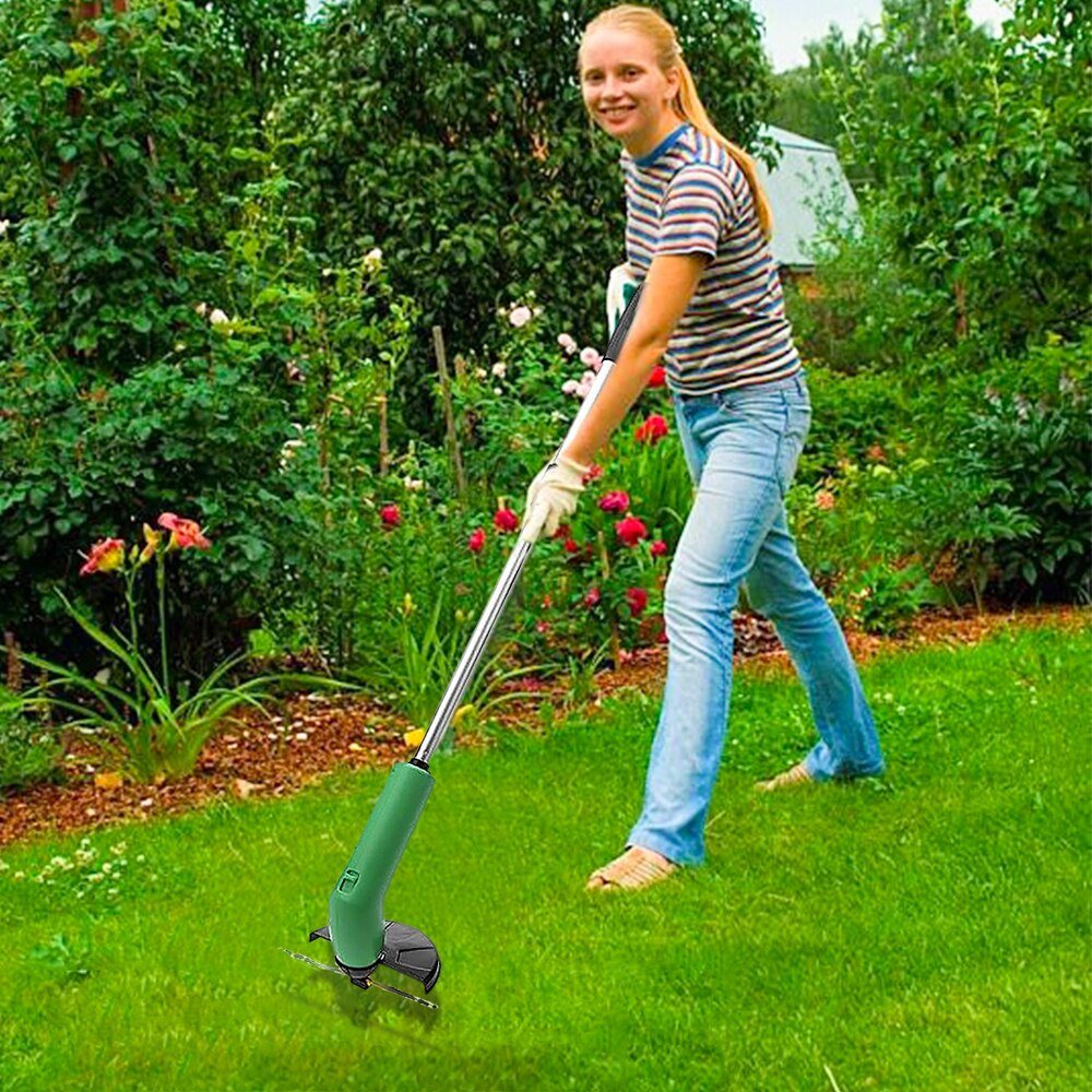 Lawn trimmer portable cordless free retractable handheld pruning tool suitable for home garden mini lawn mower gardening tool