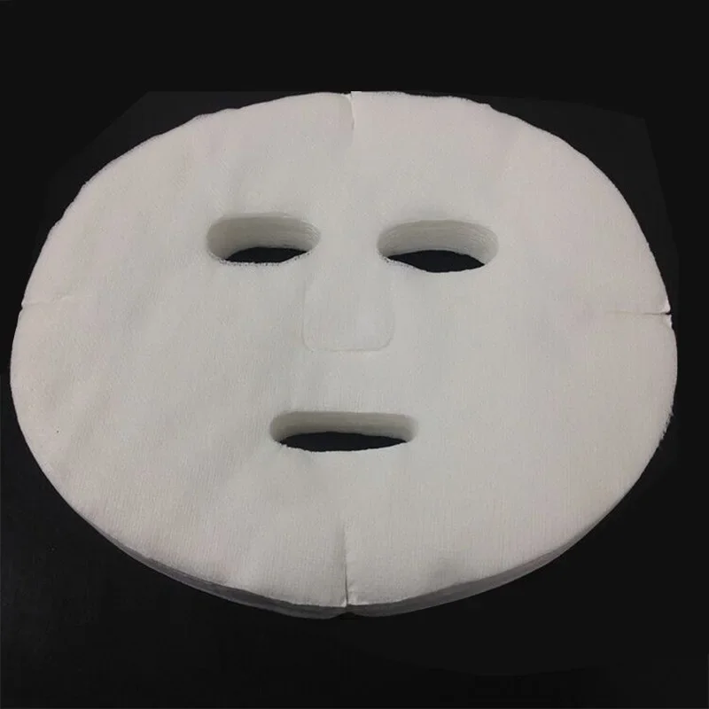 50 Stück Einweg-Gesichtsmasken aus Papier, Einweg-Gewebe, Kosmetik, Baumwolle, Gesichtsmaskenblätter, Gesichtspflege, Papierhandtuch