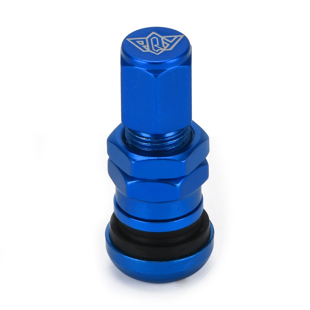 4 unids/set Universal de la motocicleta de la rueda del coche de válvula de neumático sin tubo tapones de válvula para neumáticos vástago de válvula de Metal de aluminio aire vástago de válvula VR-WR11