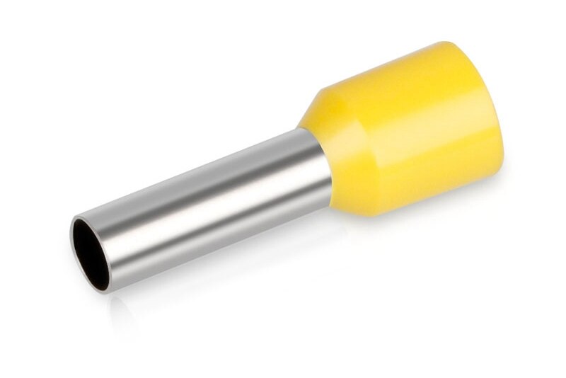 100 pcs E6012 Buis isolerende terminals 6MM2 Kabel Draad Connector Isolerende Crimp Terminal Geïsoleerde Connector VE-6012