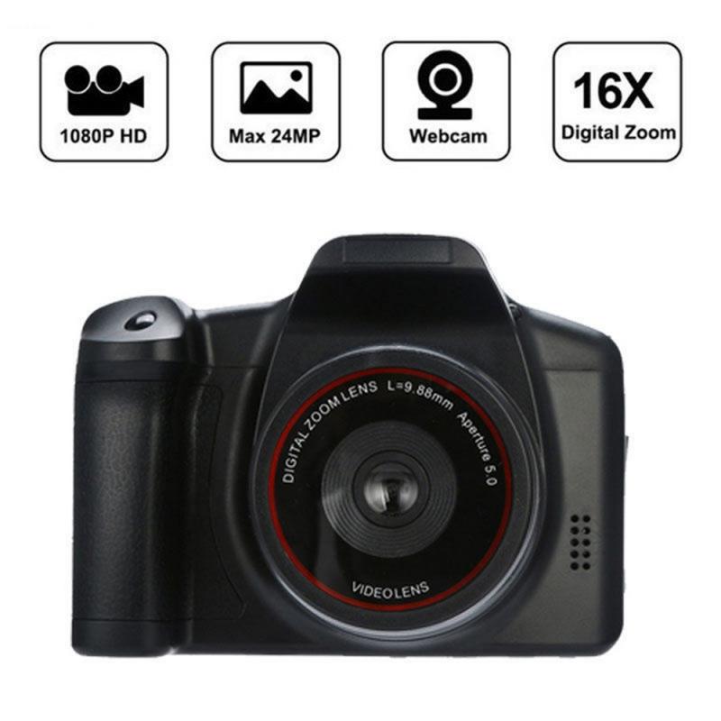 Appareil photo reflex numérique HD 1080P, écran LCD TFT de 2.4 pouces, prise en charge du Zoom 16X, carte SD, Portable pour les voyages, pour prendre des Photos