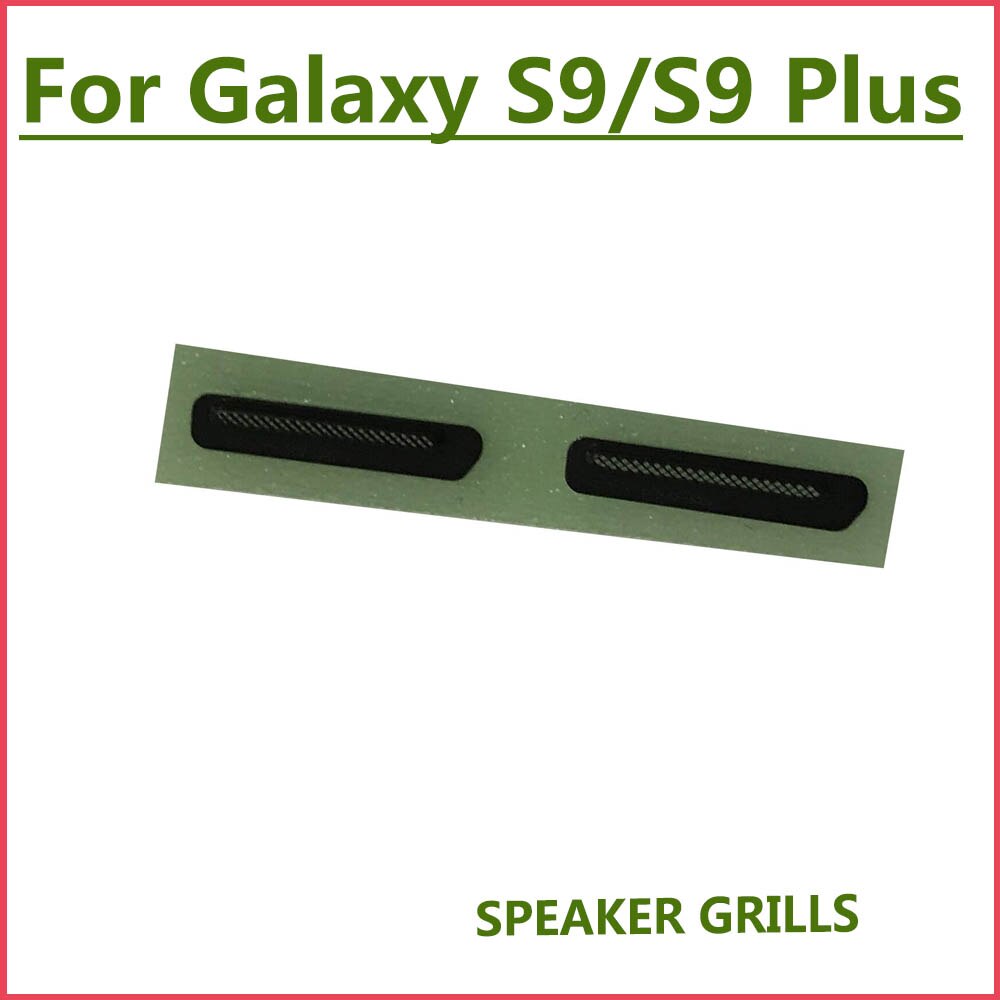 2 piezas para Samsung Galaxy S9 G960 G960FD G960F G960U S9 Plus G965F G965FD G965U oreja altavoz cubierta de malla parrillas de repuesto