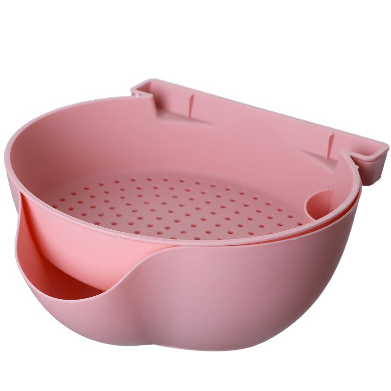 Panier de rangement d'aliments, légumes et fruits, panier de lavage avec support pour le téléphone