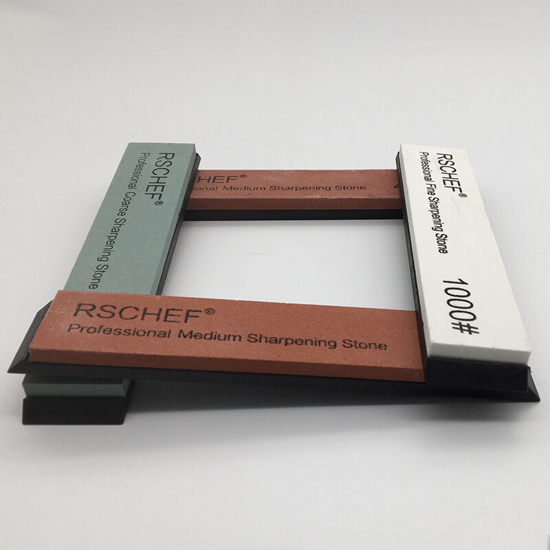 kitchen tool fixed angle sharpener knife sharpener Sharpening stone system tool white corundum whetstone