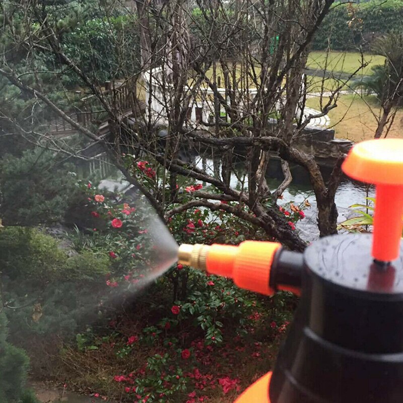 Orange 2l/3l bärbar tryck trädgård sprayflaska vattenkokare växt blommor bevattning vattenkanna spruta trädgårdsredskap