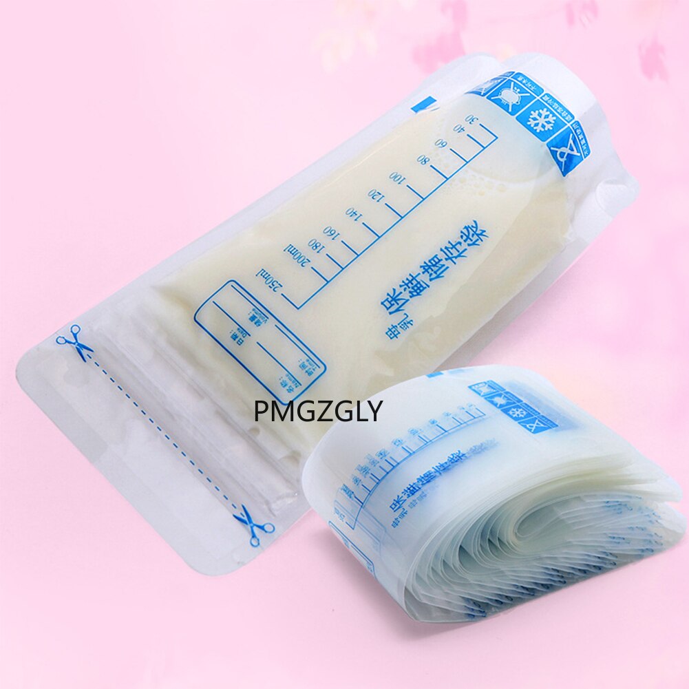 30pcs Breast Milk Storage Freezer Bag Disposable Labels Safe Baby Food Storage Feeding Baby Food Storage