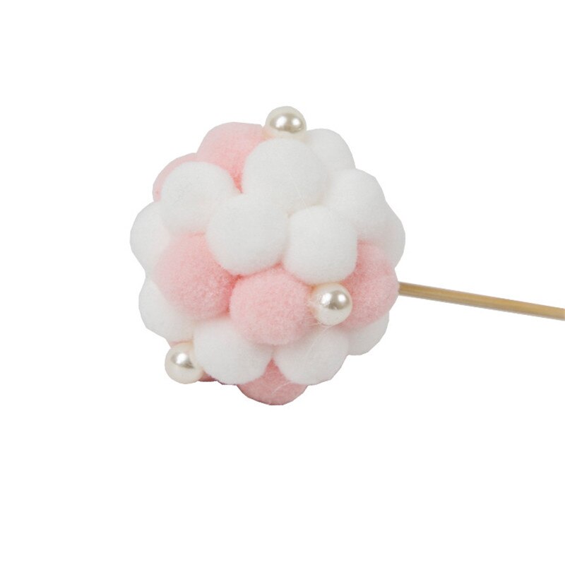 1 sztuk DIY Wykonany ręcznie Macaron pompon kolorowe włosy piłka baner dekoracyjny dekoracja robić pokoju dziecięcego pościel zderzaki dla dziecka akcesoria dla dzieci: E