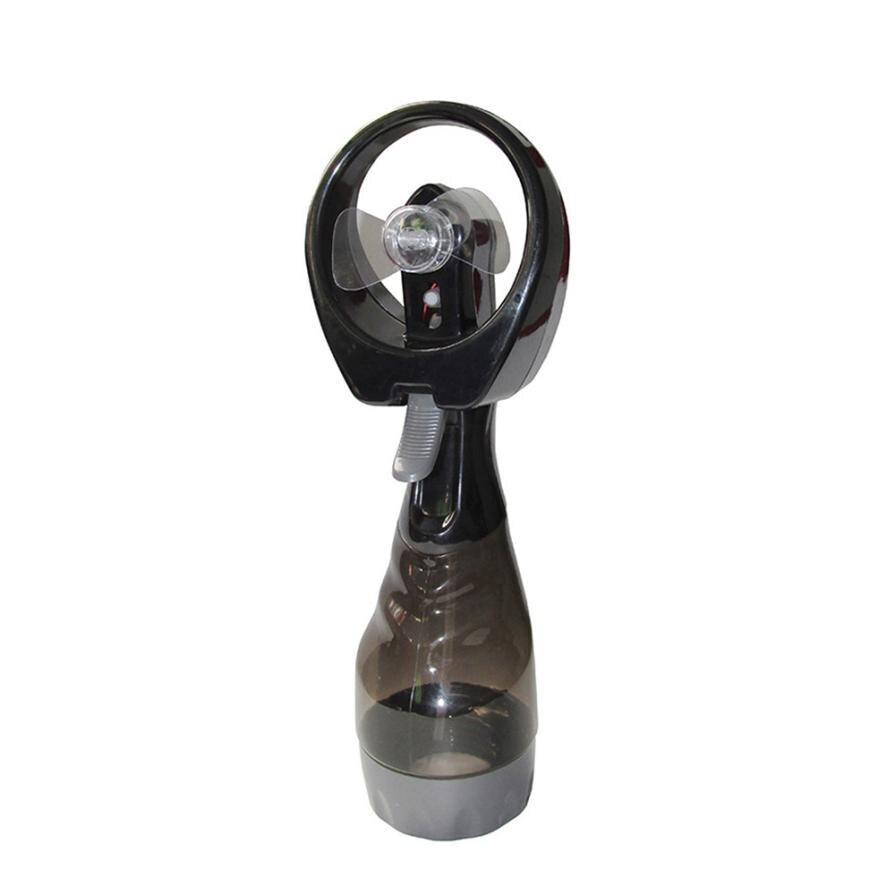 Ventilateur de pulvérisation d'eau fraîche Portable | Portable, tenue à la main, refroidissement de l'eau fraîche, brouillard de brouillard, directe: Black