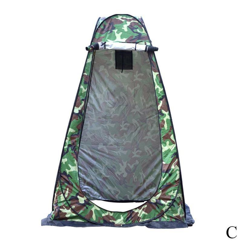 Al aire libre ducha inodoro carpa baño cambiar de habitación de 1.2X1.2X1.9m tienda playa baño privacidad: Camuflaje