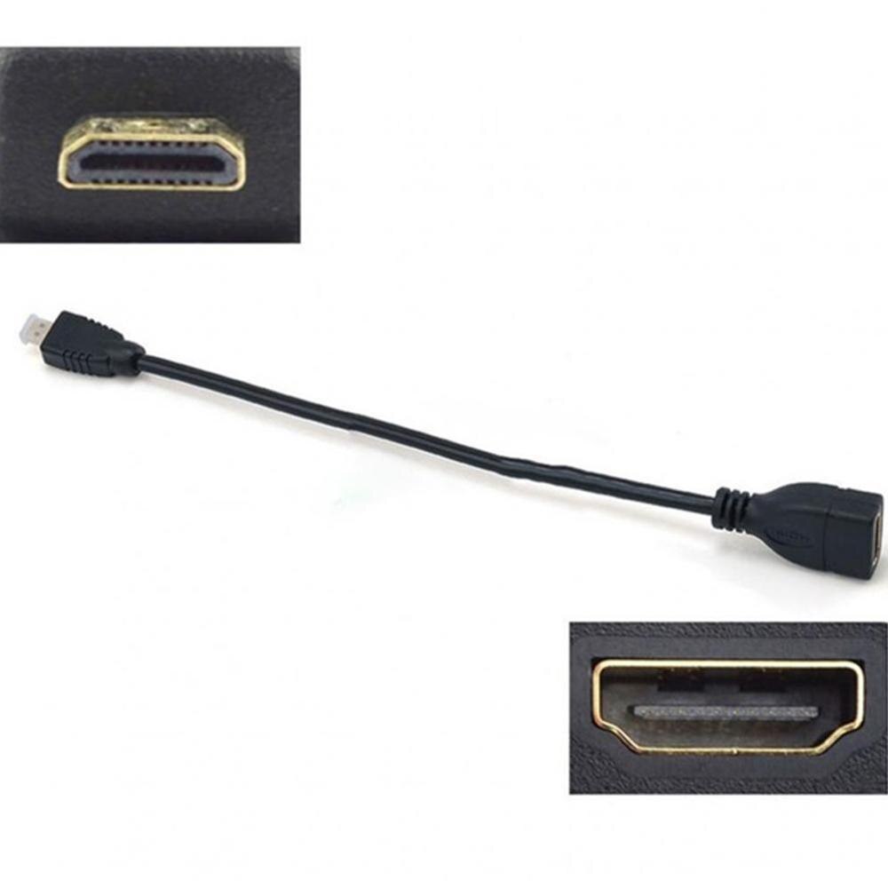 micro hdmi to hdmi male to female small to large conversion HD HD line cable D-TYPE line 3D4K V5U8