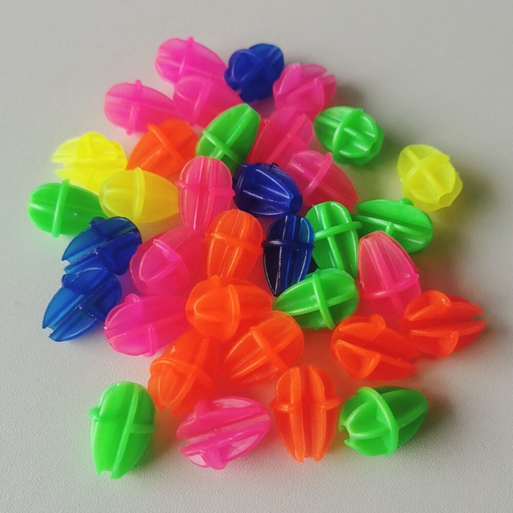 Cuentas de plástico para rueda de bicicleta niños, abalorios de plástico para rueda de bicicleta
