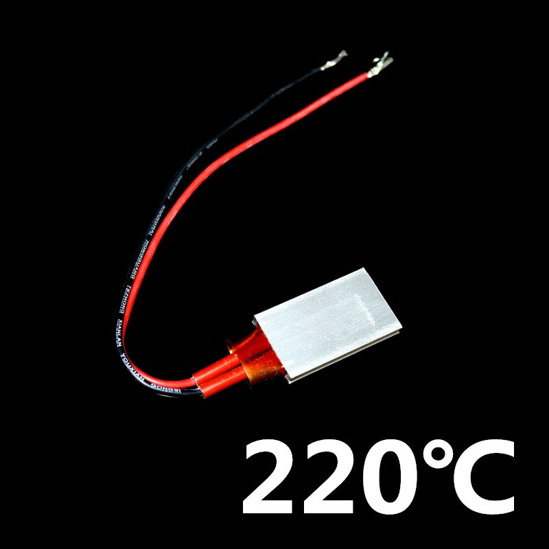 70℃ 110℃ 220℃ 24V PTC Heater Element Aluminum Heating Plate Tablets Insulation Hair Dryer Air Heating Accessories 1 Pc: 220 degrees Celsius
