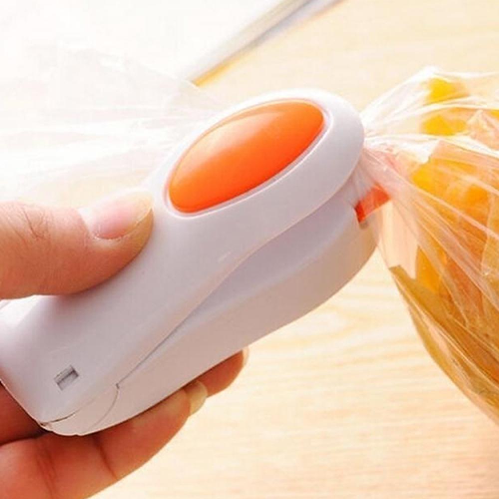 1 Pcs Mini Bag Sealer Kitchen Tools Magic Cute Heat Sealing Machine Impulse Sealer Seal Packing Sealer Plastic Bag bag clips