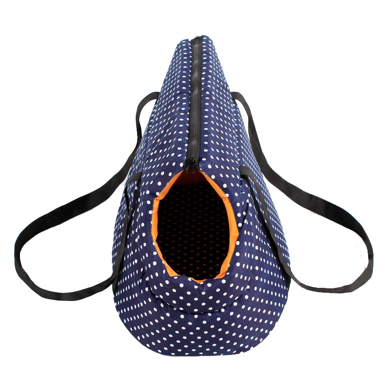 Pawstrip-bandolera con estampado de puntos para perro, portador de Gato de invierno, para viajes al aire libre, para Chihuahua, S/L