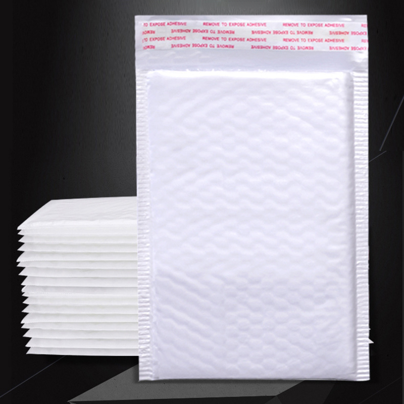 100 Pcs White Foam Envelope Bag Different Specifications Mailers Padded Envelope With Bubble Mailing Bag
