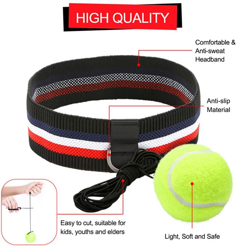 Boxing Reflex Speed Ball Boxing Ball Headband for Reaction Agility Punching Speed Fight Skill Training MMA Muay Thai Fight Ball
