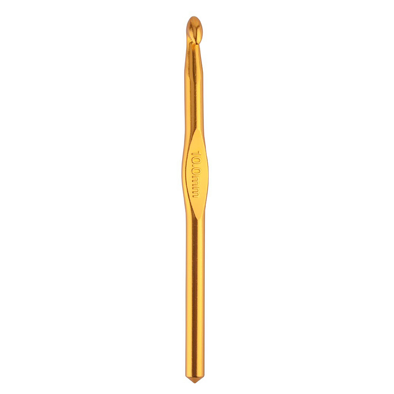 2-10Mm Aluminium Haak Breinaalden Naalden Voor Hand Ambachten Zak Trui Metalen Haak Weave Haak Naalden accessoires: 10mm Crochet hook