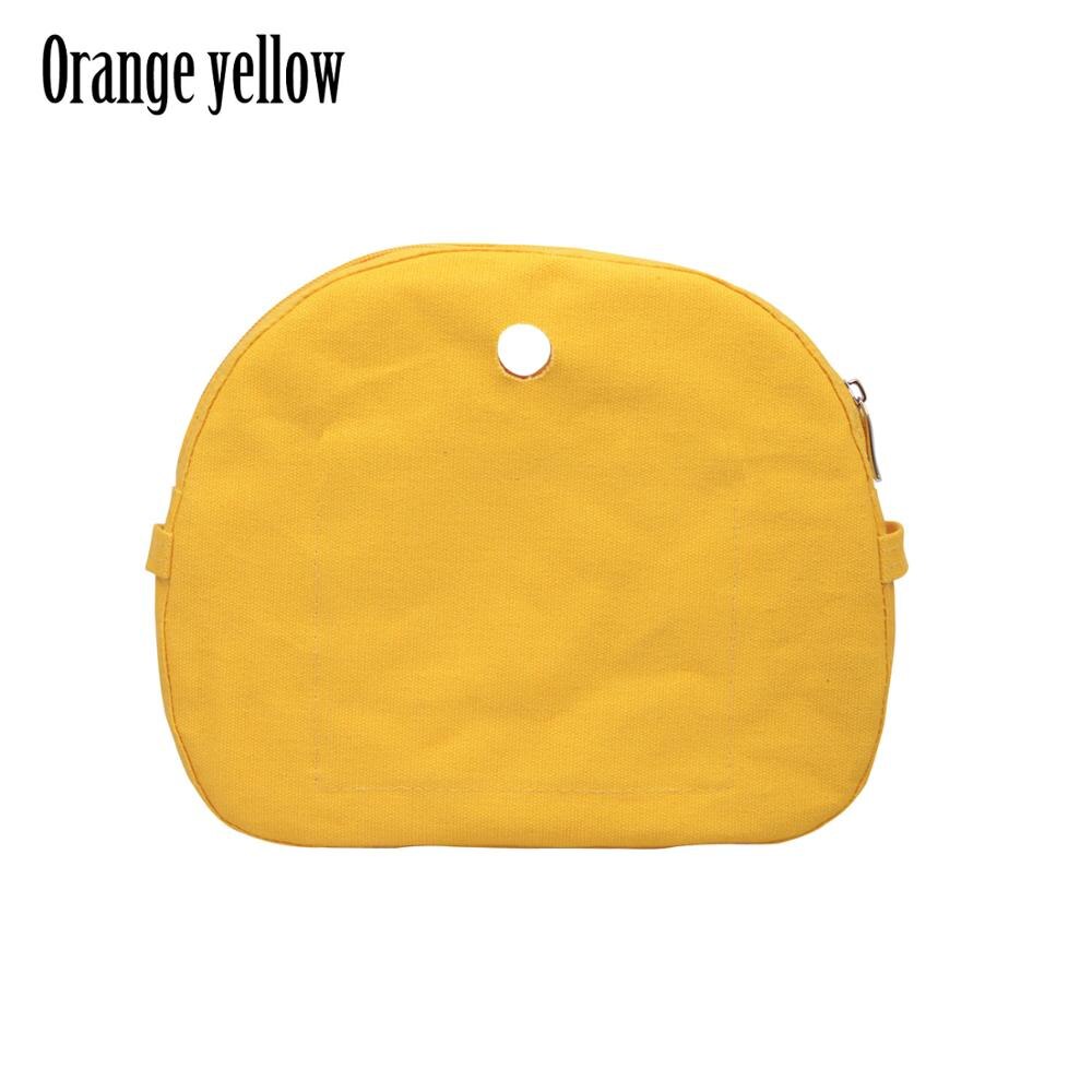 Tanqu lona forro de tecido para omoon luz obag bolso interno cor pura revestimento à prova dwaterproof água inserção organizador para lua bebê o saco: orange yellow