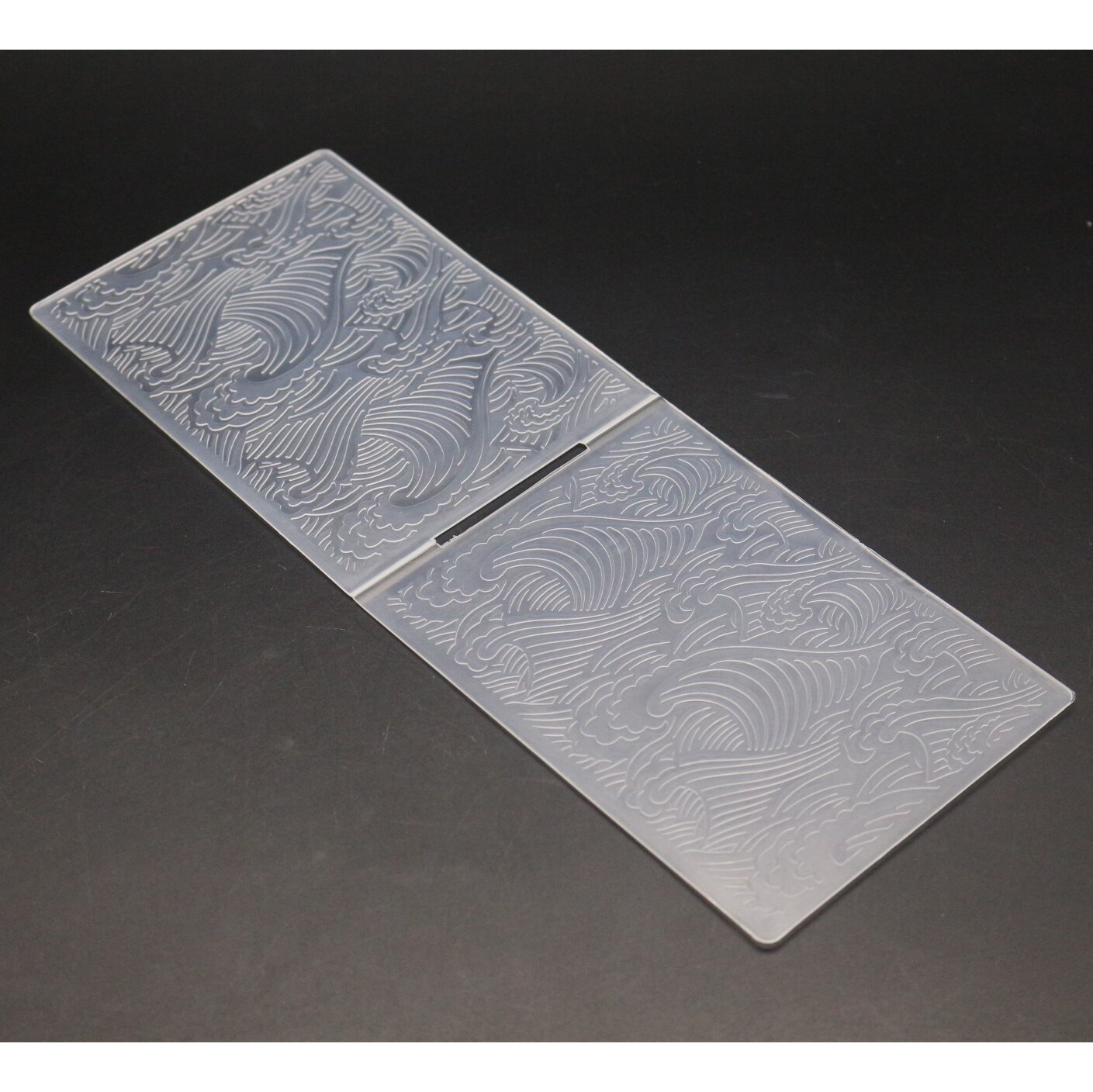 Sea Waves Embossing Plates DIY Paper Cutting Dies Scrapbooking Plastic Embossing Folder