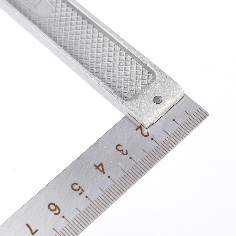 Multi-function 90 Degree Right Angle Stainless Steel Triangle Ruler Woodworking Measurement Drawing Tools