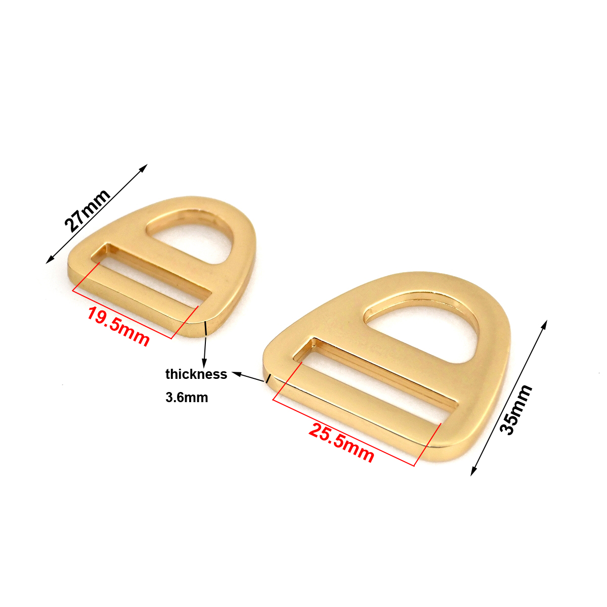 1 stücke Metall Dreieck Ring Schnalle &quot;EINE&quot; bilden Schnalle für Gurtband Leder Handwerk Tasche Gurt Gürtel Bekleidungs gepäck Zubehör