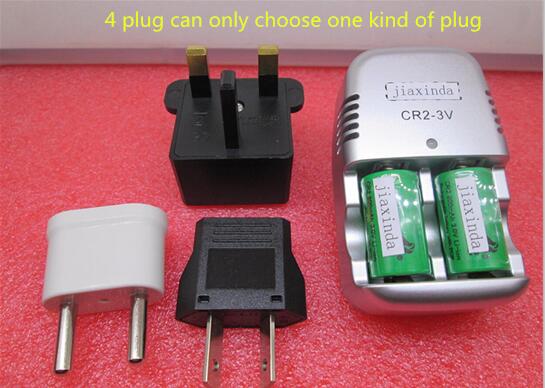 CR2+charger 800mah 15270 3v Rechargeable lithium battery(2 battery +1charger)