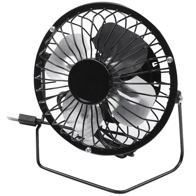 Ventilatore di ferro da pannello a energia solare da 2.5W 5V per l&#39;casa ufficio pesca di viaggio tutto&#39;aperto ventilatore di ventilazione di raffreddamento da 4 pollici Usb nuovo: Default Title