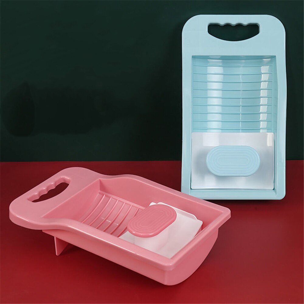 Portable Washing Machine Laundry Washboard Easy To Store And Place Washtub Anti-Slip For Washing Dirty Socks Underwear Leggings