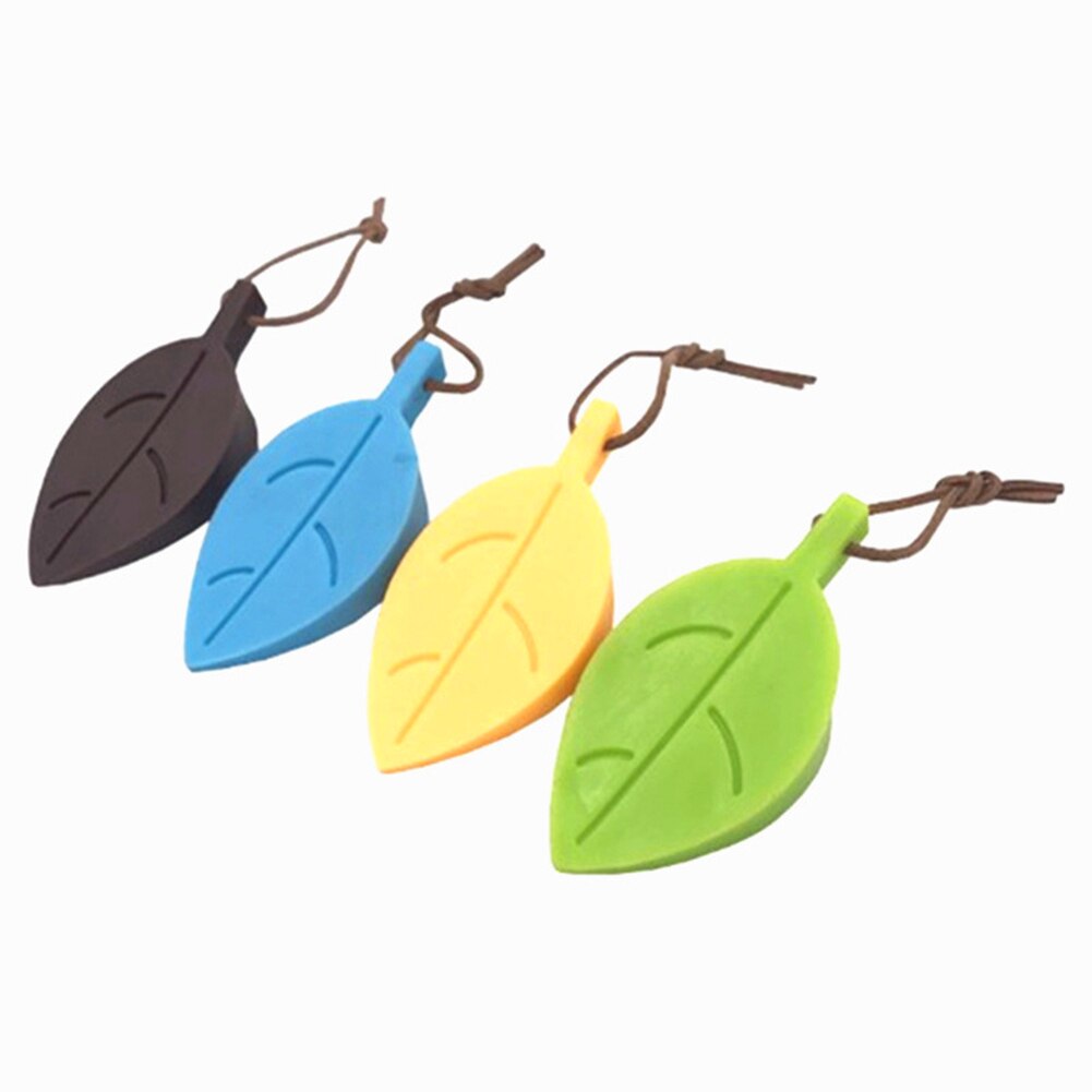 Leaf Style Door Stopper Silicone Leaf Shape Door Stopper Baby Safe Doorways Gates Security Door Block