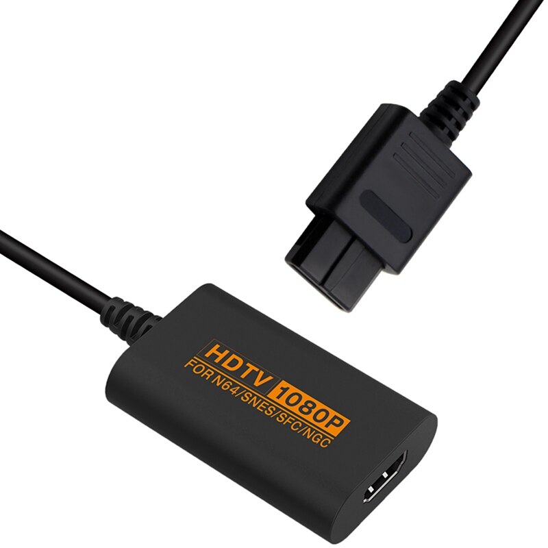 1080P HDTV Converter with Cable for Nintendo 64 / SNES / NGC Gamecube for Retro Video Game Console